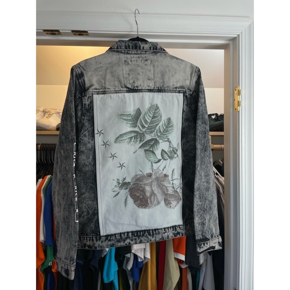 Reason Printed Jean Jacket - Picture 1 of 5